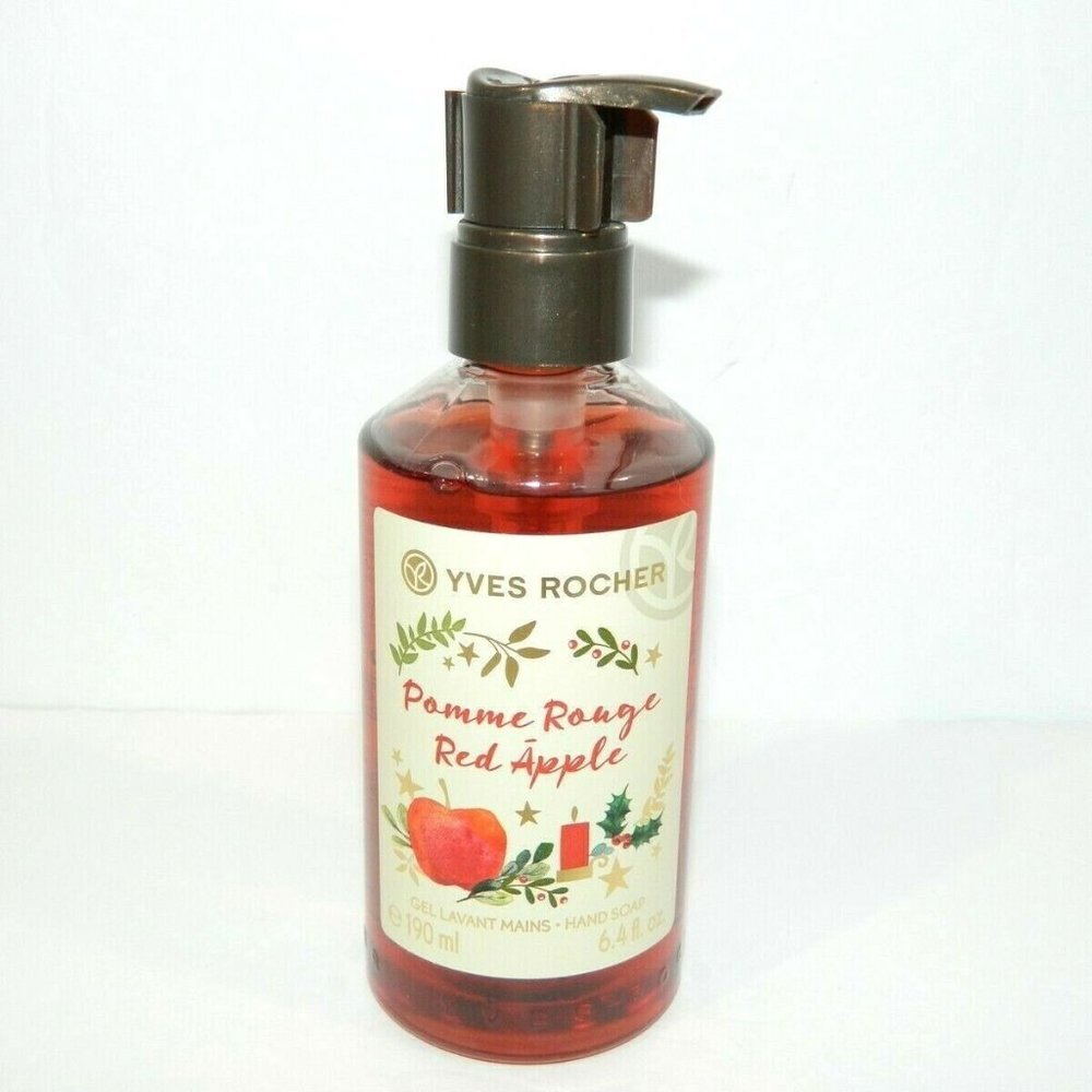 RED APPLE Hand Soap Yves Rocher 6.4 oz - Limited Edition - NEW